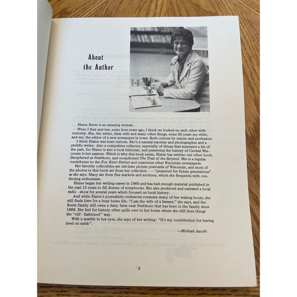 Come Back in Time Vol II Business & Commerce Elaine Reetz Wisconsin History 1982 - Picture 3 of 8